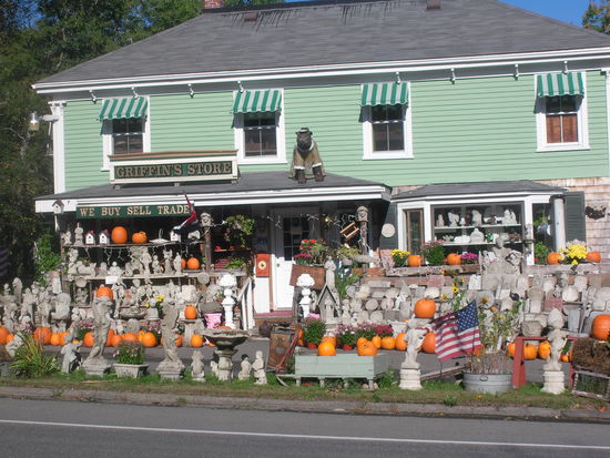 Die Kürbisse für Halloween liegen bereit.