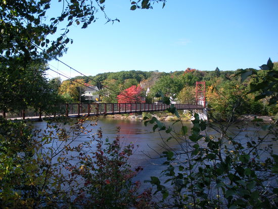 Historische Bridge auf dem Weg zum Cape Elizabeth