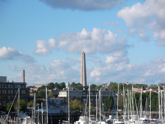 Da müssen wir hin, Bunker Hill Monument, das Ende des Trails.