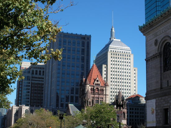 Alt und Neu an der Boylston Street
