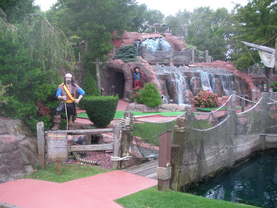 Minigolf auf Piratenart