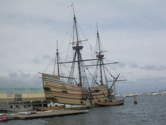 Die legendäre Mayflower, jedoch nur ein Nachbau