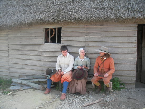 Schauspieler in der Plimoth Plantation