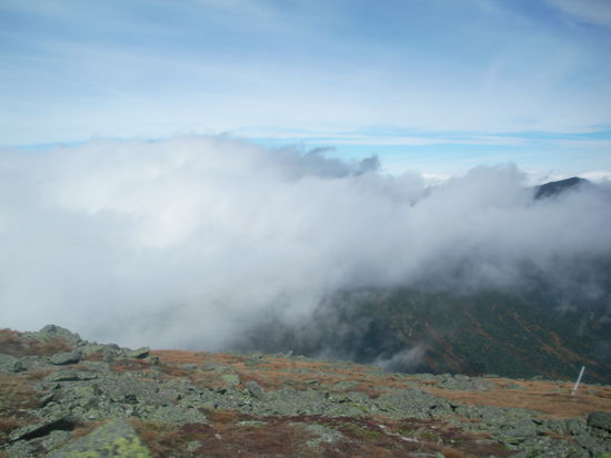 Nebel am und um den Mount Washington