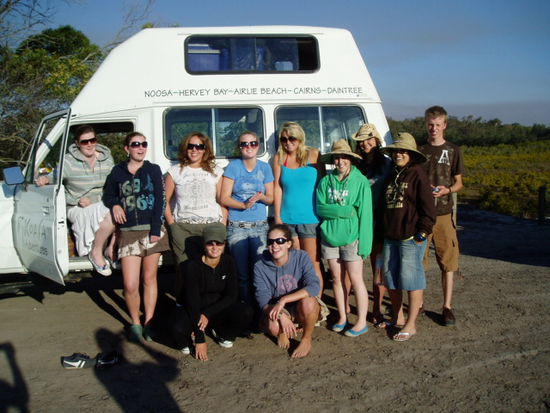 Meine Gruppe und unser Jeep