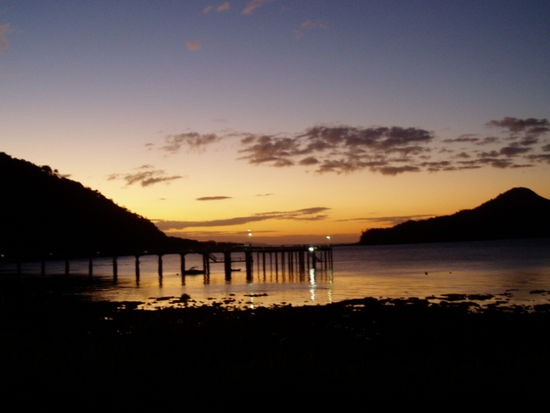 Sonnenuntergang auf South Mole Island