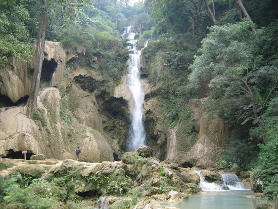 Die Wasserfälle bei Luang Prabang