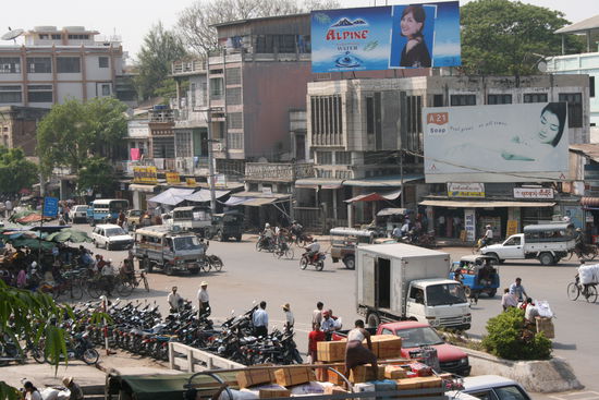 Nähe Markt in Mandalay