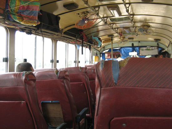 unser komfortabler Bus....