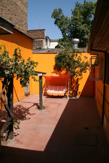 Einer der Innenhöfe meines Hostels