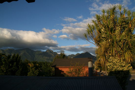 Blick aus unserem Schlafzimmer.