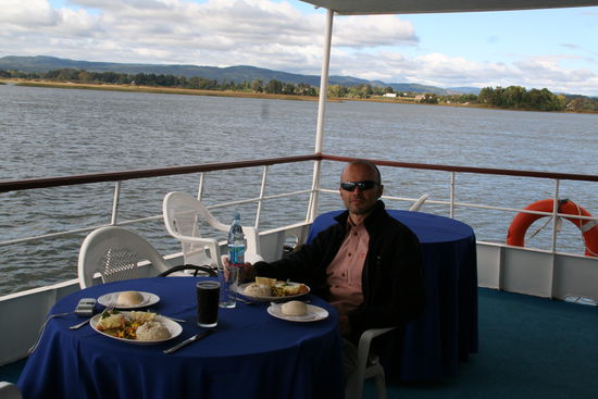 ... und natürlich lässt sich´s auch der Chef gut gehen!