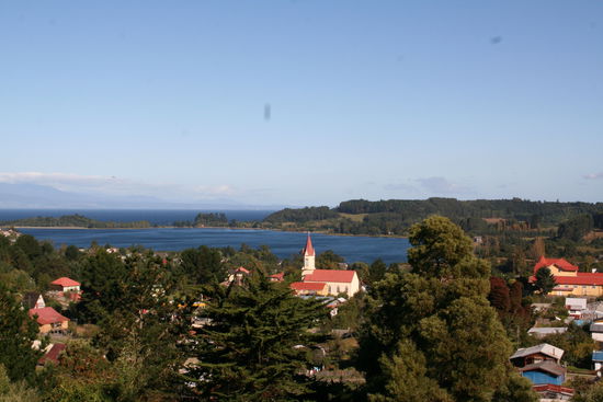 In Puerto Octay habe ich den ersten Blick auf den See.
