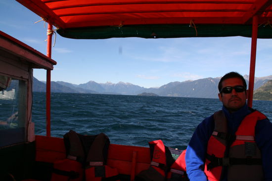 Wir sind die einzigen Passagiere...