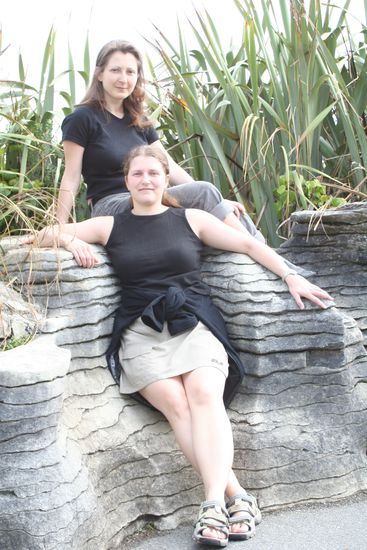 An, auf und zwischen den Pancake Rocks