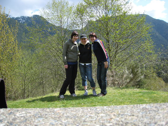 Selbstausloeser-Foto nach ausgiebigem Picnic 