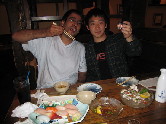 Khalid (Saudi) und Yasushi (Japan), meine beiden Homemates.