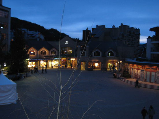 Whistler Village by night! Awsome!