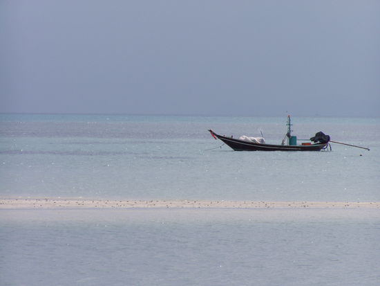 Blick vom Hotel aufs Meer