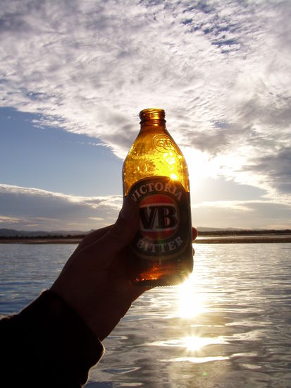 das einzigste bier mit mehr als 5 umdrehungen - victoria bitter