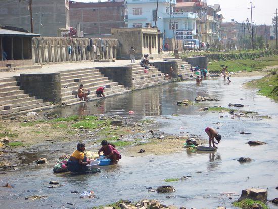 der heilige Bagmati River