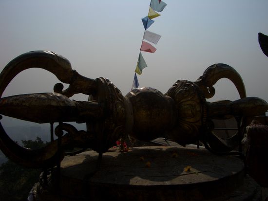 Dorje an der Swayambunath-Stupa