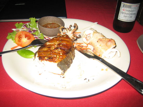 Thunasteak und Squid...Mjamm!!!