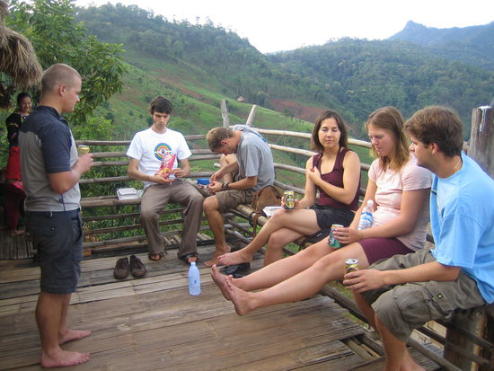 Teil meiner netten Trekking-Gruppe