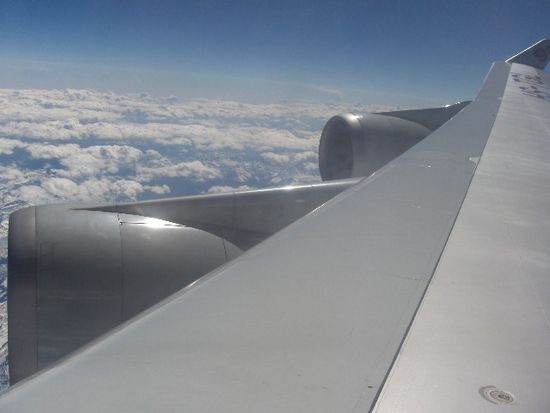 ...und mit dem JUMBO 747/400 der Thai Airways nach Bangkok....