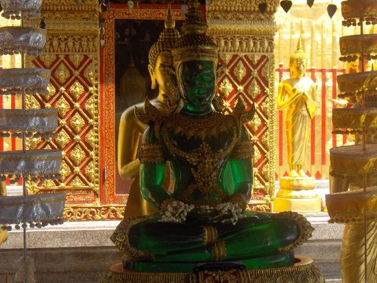 Jade Buddha im Doi Sutep (Doi = Berg)