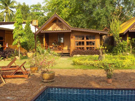 Bungalow des Hotel Meakok