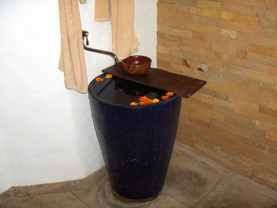 Brunnen im Badezimmer