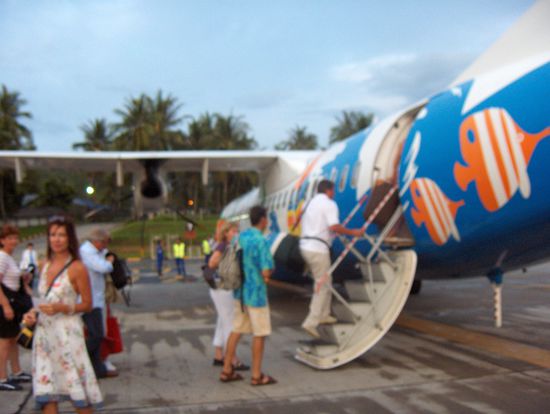 Mit diesem Teil werden wir, so es die Technik zulässt, in 70 Minuten in Bangkok landen.