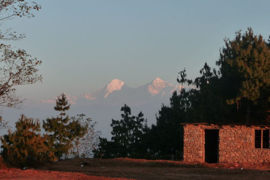 ...Blick auf das Langtang- Gebiet ( 8000er)