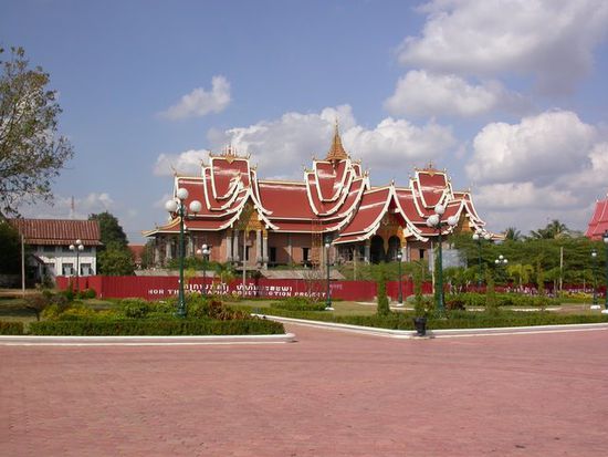 Budhatempel in Vientiane