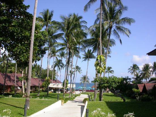 Die Hotelanlage in Lamai, Ko Samui