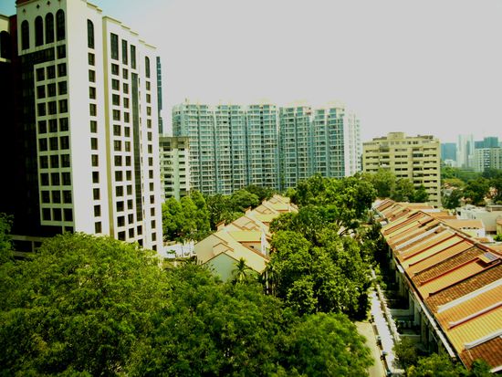 Blick aus dem Fenster