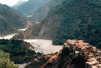 Der Geröllfluss Fiumara Amendolea