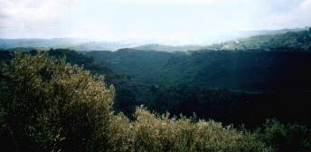 Blick über die Gipfel des Aspromonte