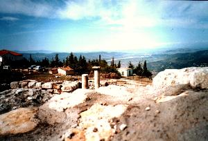 Blick von Byllis ins Vjose-Tal
