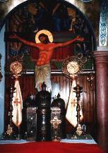 Orthodoxer Christus in der Kirche der Ortschaft San Giorgio d'Albanese