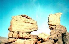Felsformationen im Tassili-Gebirge