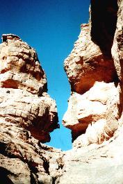 Felsformationen im Tassili-Gebirge