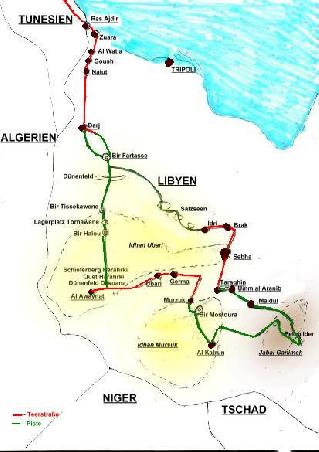 Unsere Route