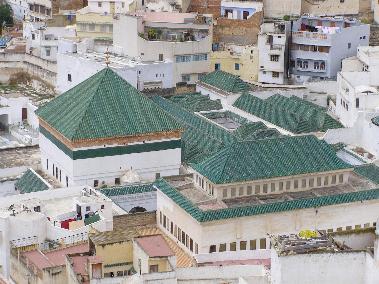 Moulay Idris: Blick auf das Mausoleum