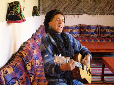 Der Musiker Hamad Ibrahim