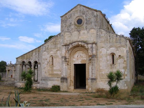 Basilika Santa Maria di Cerrate aus dem 12. Jahrhundert
