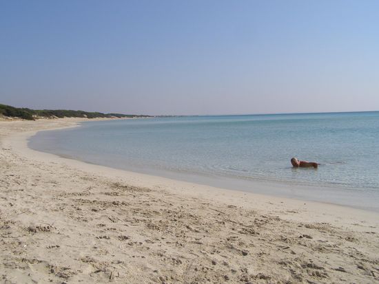 Sandstrand von Punto Prosciutto