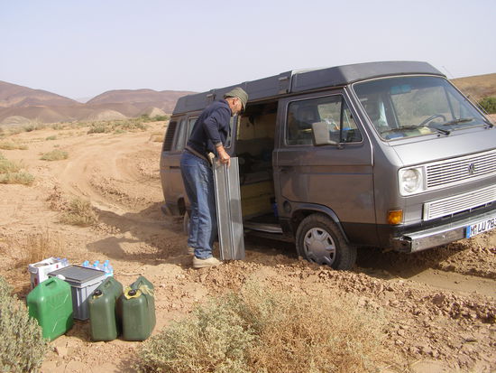 Oued Draa: sandiger Pistenabschnitt