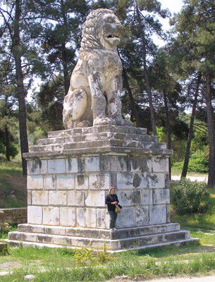 Das Löwenmonument von Amphipolis